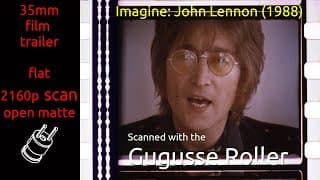 Imagine: John Lennon (1988) 35mm film trailer, flat open matte, 2160p