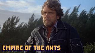 Giant ants attack the escape boat