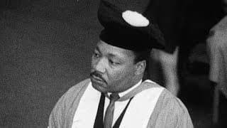 Martin Luther King at Newcastle University (1967)