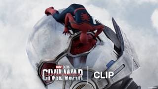 Spider-Man and Team Iron Man Fight Ant-Man - Official Clip