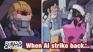 When Artificial Intelligence is so done with humanity (TERRIFYING) | Bubblegum Crash (1991)