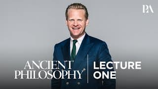 Dr. James Orr | Ancient Philosophy | Lecture 1 (Official)