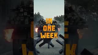 The one week countdown is officially on.