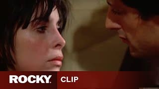 Rocky and Adrian's First Kiss