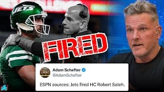 Robert Saleh Fired By Jets... | Pat McAfee Show