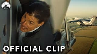 Ethan Hangs Onto Plane Full Scene