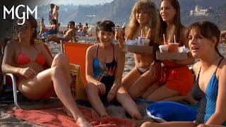 "What A Hunk" Beach Scene