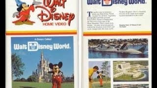 A Dream Called Walt Disney World WDW Home Video 80s