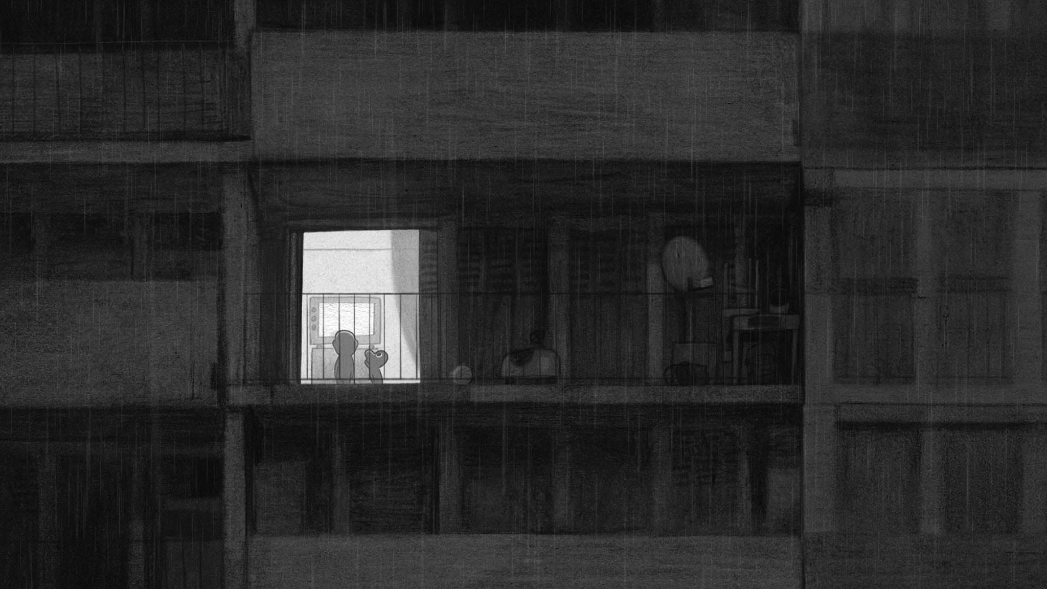 Rains backdrop